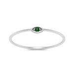 Load image into Gallery viewer, marquise-eye-thin-emerald-band-ring-in-white-gold-FD9393RORGEMGR-NL-WG.jpg
