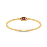 Load image into Gallery viewer, marquise-eye-thin-pink-sapphire-band-ring-in-yellow-gold-FD9393RORGSADRPI-NL-YG.jpg
