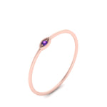 Load image into Gallery viewer, marquise-eye-thin-purple-topaz-band-ring-in-rose-gold-FD9393RORGVITO-NL-RG.jpg
