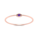 Load image into Gallery viewer, marquise-eye-thin-purple-topaz-band-ring-in-rose-gold-FD9393RORGVITO-NL-RG.jpg
