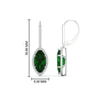 Load image into Gallery viewer, marquise-halo-3-carat-diamond-drop-earrings-with-emerald-in-white-gold-FDEAR11235-MQGEMGRANGLE1-3.00CT-NL-WG.jpg
