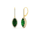 Load image into Gallery viewer, marquise-halo-3-carat-diamond-drop-earrings-with-emerald-in-yellow-gold-FDEAR11235-MQGEMGRANGLE1-3.00CT-NL-YG.jpg
