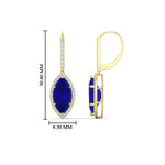 Load image into Gallery viewer, marquise-halo-3-carat-diamond-drop-earrings-with-sapphire-in-yellow-gold-FDEAR11235-MQGSABLANGLE1-3.00CT-NL-YG.jpg