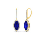 Load image into Gallery viewer, marquise-halo-3-carat-diamond-drop-earrings-with-sapphire-in-yellow-gold-FDEAR11235-MQGSABLANGLE1-3.00CT-NL-YG.jpg