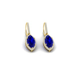Load image into Gallery viewer, marquise-halo-3-carat-diamond-drop-earrings-with-sapphire-in-yellow-gold-FDEAR11235-MQGSABLANGLE1-3.00CT-NL-YG.jpg