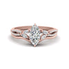 Load image into Gallery viewer, marquise-lab-created-diamond-nature-style-bridal-ring-set-in-rose-gold-FDENR3211MQ