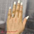 Thumbnail 3 - marquise-lab-diamond-solitaire-ring-with-pave-accents-in-14k-yellow-gold-fd11145r-13
