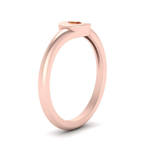 Marquise Disc Signet Ring