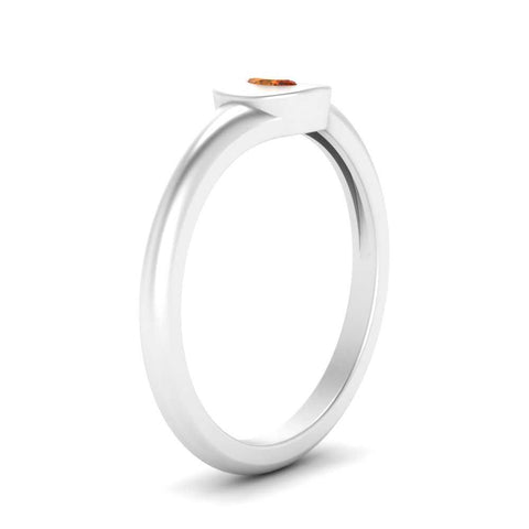 Marquise Disc Signet Ring