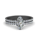 Load image into Gallery viewer, marquise-pave-wrap-wedding-ring-set-in-black-gold-in-FD9168MQANGLE3-NL-BG
