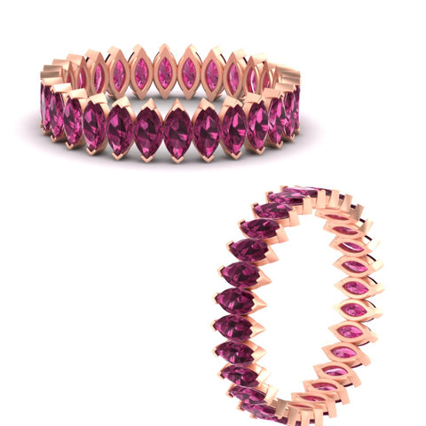 marquise-pink-sapphire-4-carat-eternity-wedding-anniversary-band-in-rose-gold-FDEWB11257MQBGSADRPI-4.00CT-NL-RG