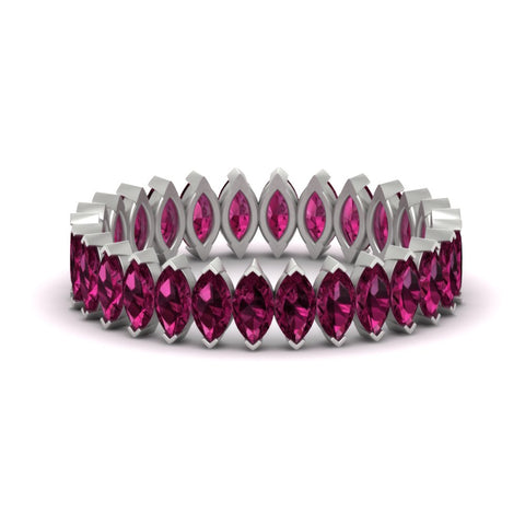 marquise-pink-sapphire-4-carat-eternity-wedding-anniversary-band-in-white-gold-FDEWB11257MQBGSADRPI-4.00CT-NL-WG