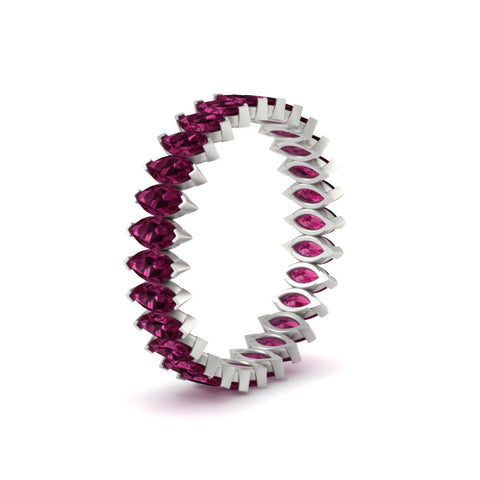 marquise-pink-sapphire-4-carat-eternity-wedding-anniversary-band-in-white-gold-FDEWB11257MQBGSADRPI-4.00CT-NL-WG
