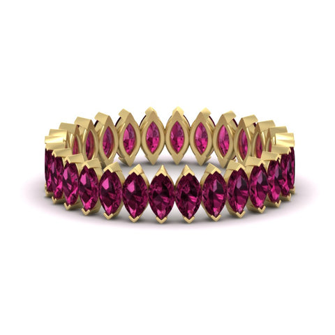 marquise-pink-sapphire-4-carat-eternity-wedding-anniversary-band-in-yellow-gold-FDEWB11257MQBGSADRPI-4.00CT-NL-YG