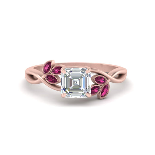marquise-pink-sapphire-bezel-set-nature-inspired-asscher-cut-engagement-ring-in-rose-gold-FD10962ASRGSADRPI-NL-RG