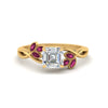 Load image into Gallery viewer, marquise-pink-sapphire-bezel-set-nature-inspired-asscher-cut-engagement-ring-in-yellow-gold-FD10962ASRGSADRPI-NL-YG