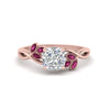 Load image into Gallery viewer, marquise-pink-sapphire-bezel-set-nature-inspired-cushion-cut-engagement-ring-in-rose-gold-FD10962CURGSADRPI-NL-RG