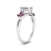 Load image into Gallery viewer, marquise-pink-sapphire-bezel-set-nature-inspired-emerald-cut-engagement-ring-in-white-gold-FD10962EMRGSADRPIANGLE2-NL-WG