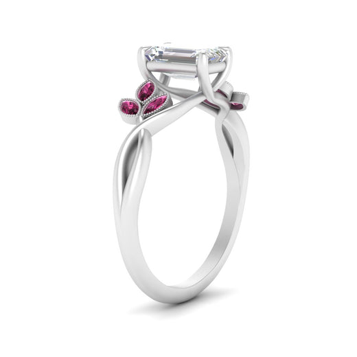 marquise-pink-sapphire-bezel-set-nature-inspired-emerald-cut-engagement-ring-in-white-gold-FD10962EMRGSADRPIANGLE2-NL-WG