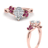 Load image into Gallery viewer, marquise-pink-sapphire-bezel-set-nature-inspired-pear-shaped-engagement-ring-in-rose-gold-FD10962PERGSADRPIANGLE3-NL-RG
