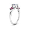 Load image into Gallery viewer, marquise-pink-sapphire-bezel-set-nature-inspired-princess-cut-engagement-ring-in-white-gold-FD10962PRRGSADRPIANGLE2-NL-WG
