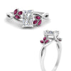 Load image into Gallery viewer, marquise-pink-sapphire-bezel-set-nature-inspired-radiant-cut-engagement-ring-in-white-gold-FD10962RARGSADRPIANGLE3-NL-WG