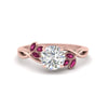Load image into Gallery viewer, marquise-pink-sapphire-bezel-set-nature-inspired-round-cut-engagement-ring-in-rose-gold-FD10962RORGSADRPI-NL-RG