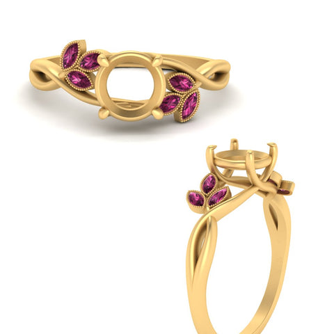 marquise-pink-sapphire-bezel-set-nature-inspired-semi-mount-engagement-ring-in-yellow-gold-FD10962SMRGSADRPI-NL-YG