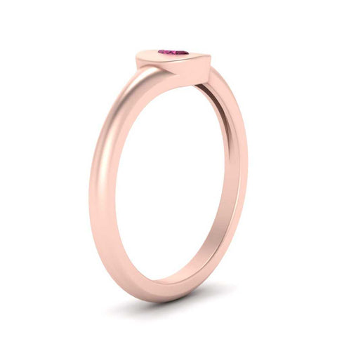 Marquise Disc Signet Ring