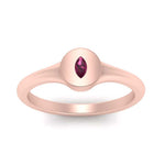 Load image into Gallery viewer, Marquise Disc Signet Ring
