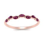 Load image into Gallery viewer, marquise-pink-sapphire-vintage-stacking-ring-in-rose-gold-FD123865GSADRPI-NL-RG.jpg
