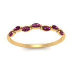 Load image into Gallery viewer, marquise-pink-sapphire-vintage-stacking-ring-in-yellow-gold-FD123865GSADRPI-NL-YG.jpg
