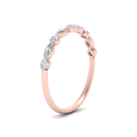 Common Prong Thin Wedding Band