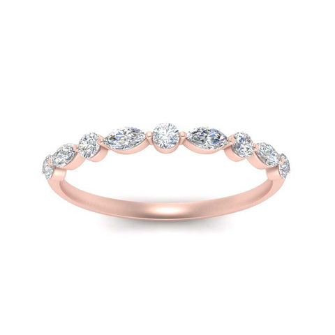 Common Prong Thin Wedding Band