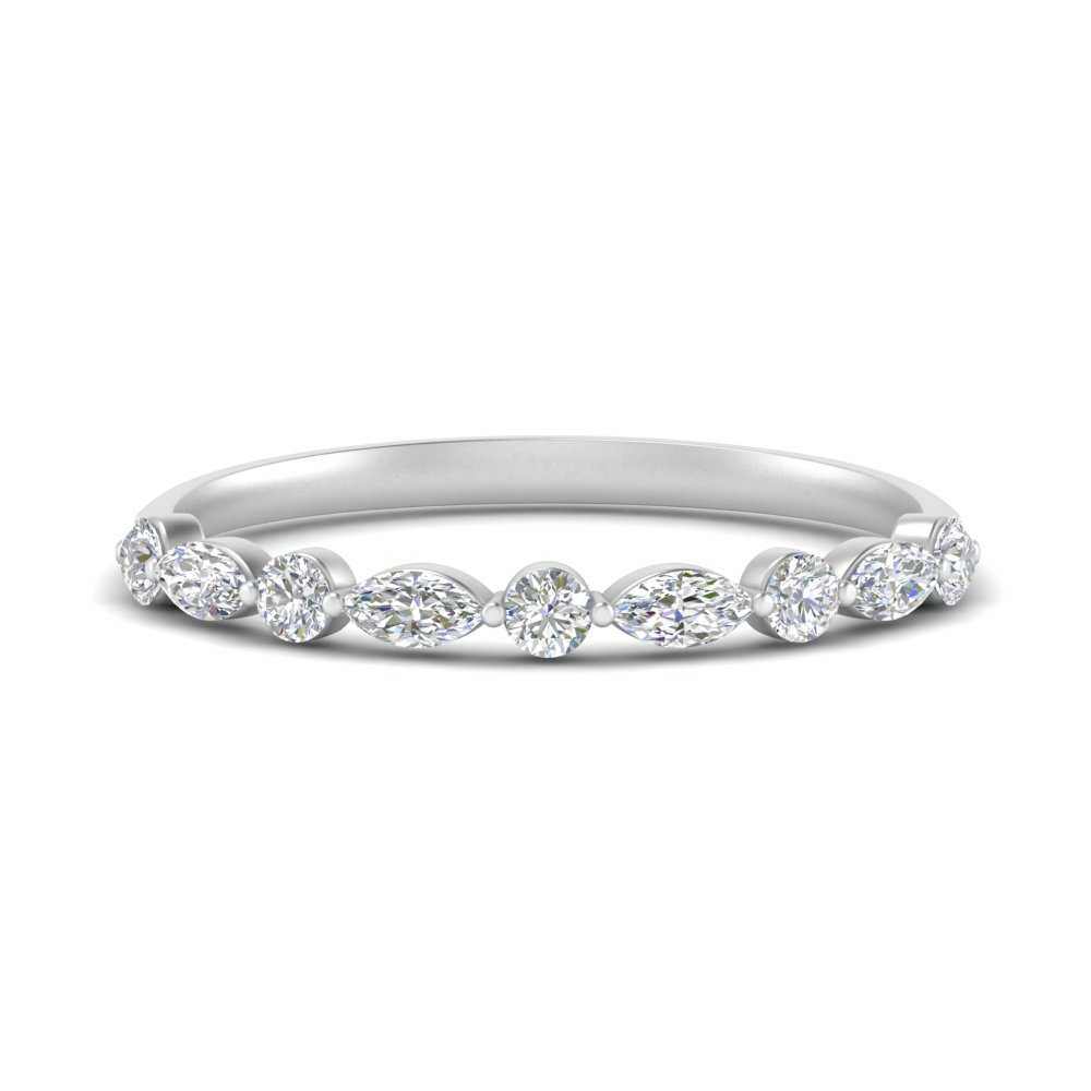 Common Prong Thin Wedding Band