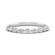 Common Prong Thin Wedding Band