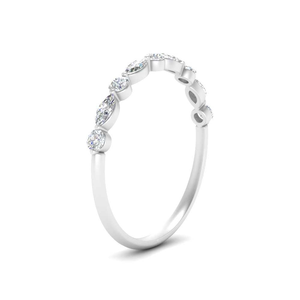 Common Prong Thin Wedding Band