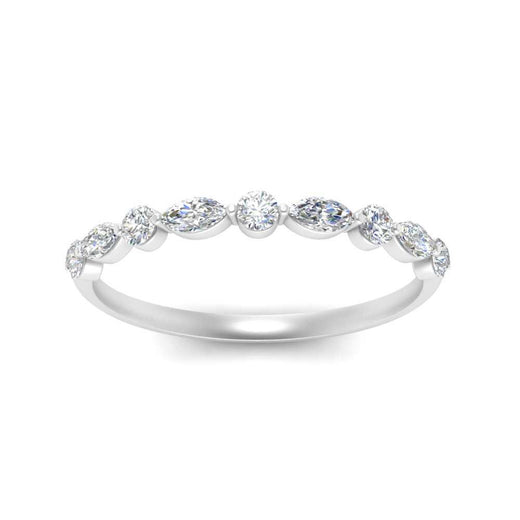 Common Prong Thin Wedding Band