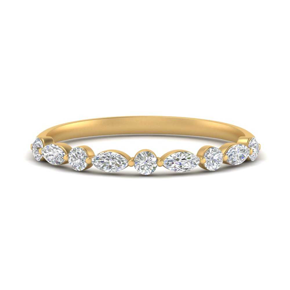 Common Prong Thin Wedding Band