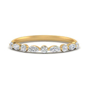Common Prong Thin Wedding Band
