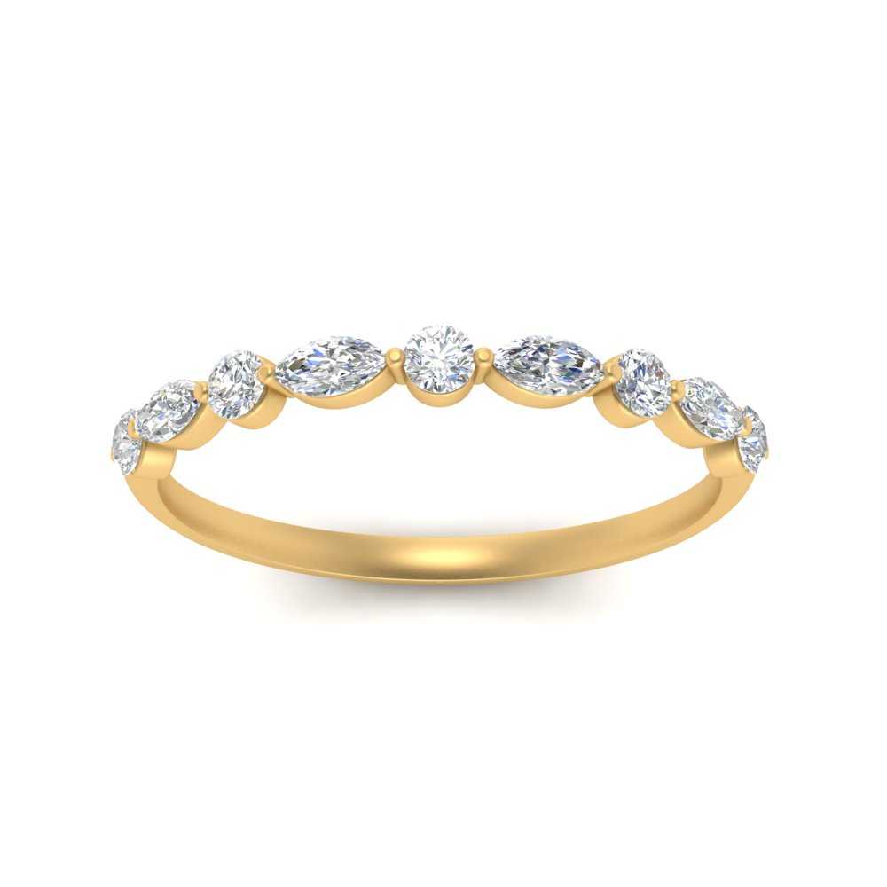 Common Prong Thin Wedding Band