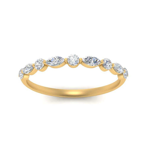 Common Prong Thin Wedding Band