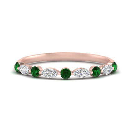 Common Prong Thin Wedding Band