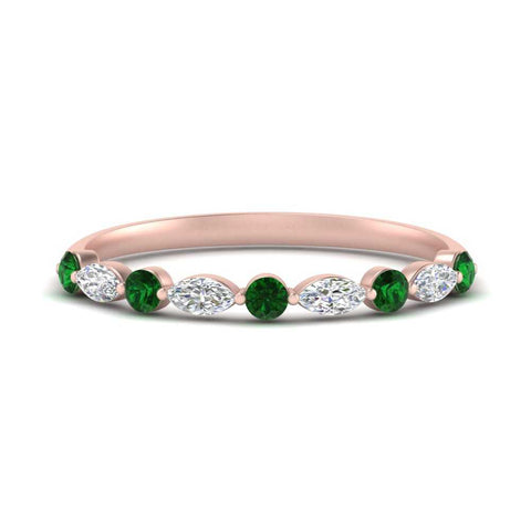 Common Prong Thin Wedding Band
