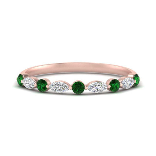 Common Prong Thin Wedding Band