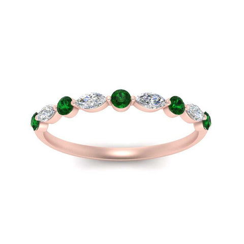 Common Prong Thin Wedding Band
