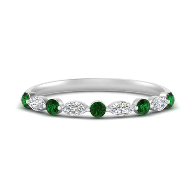 Common Prong Thin Wedding Band