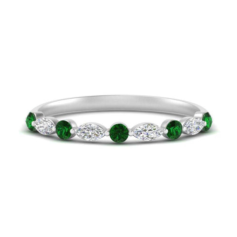 Common Prong Thin Wedding Band