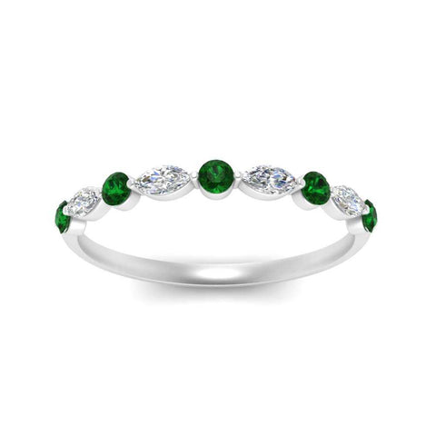Common Prong Thin Wedding Band