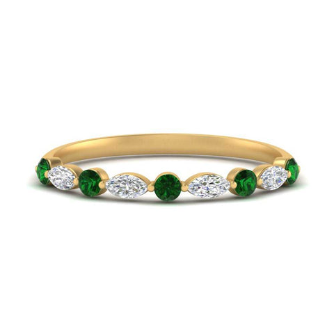 Common Prong Thin Wedding Band